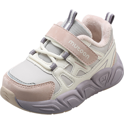 牧童儿童轻便缓震加绒运动鞋