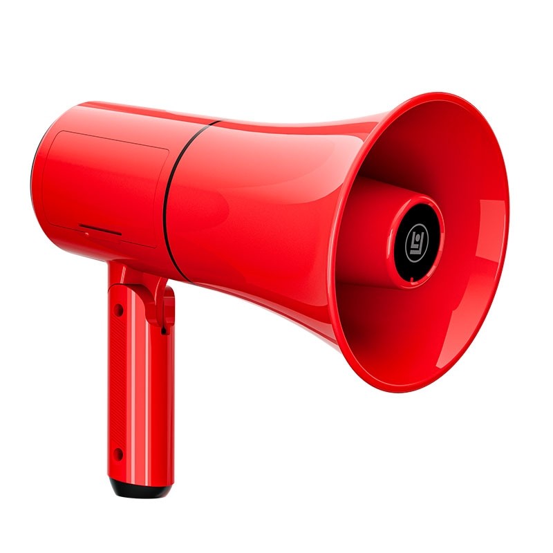 琅韵喇叭扬声器手持录音喇叭充电喊话器地摊户外宣传蓝牙扩音器