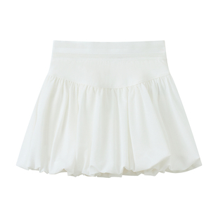 ellesse小贝壳26春新品网球裙运动透气防走光抗菌打底花苞短裙女