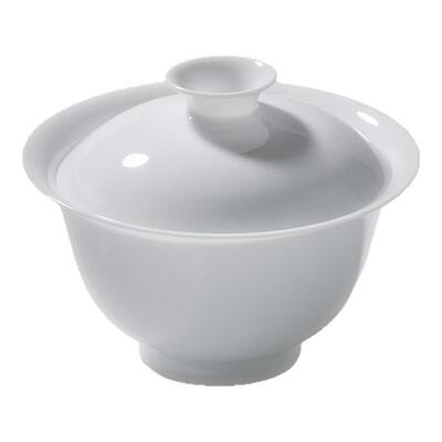 瓷上手工薄胎滑石子盖碗