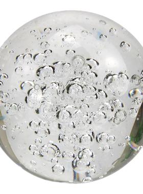 风水球玻璃假山流水摆件