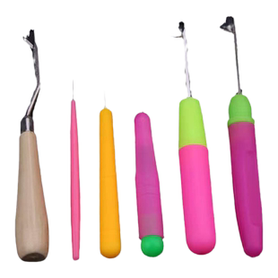 串珠毛衣引线带舌钩针手工缝补工具包机器短小针织羊毛衫勾针大号