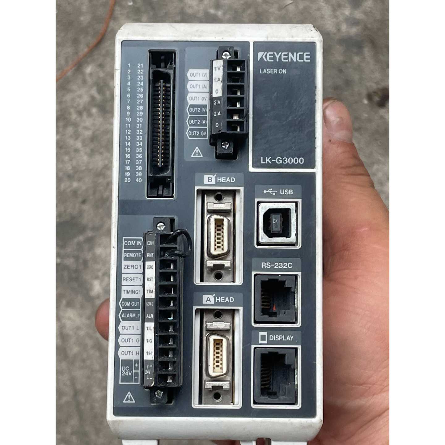 议价KEYENCE基恩士LK-G3000激光位移传感器，二手拆机