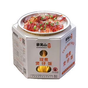 象窝山双拼腊味煲仔饭腊肠明火现煮煲仔饭304.5g