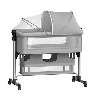 Trimigo泰美高折叠婴儿床多功能拼接床可移动宝宝床尿布台摇篮床