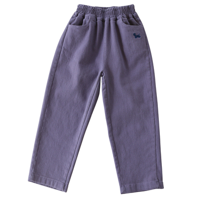 春秋季女童纯棉休闲裤修身弹力