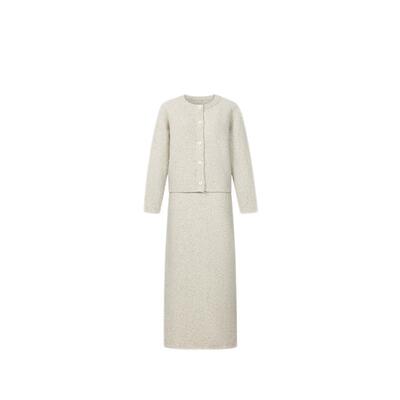 GCRUES简约毛衣套装圆领