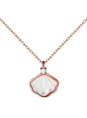 999纯银一贝子项链女款