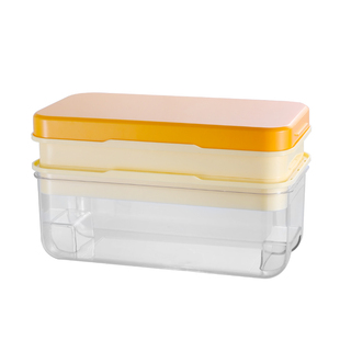 saemmi冰块冰格模具家用冰箱自制冰储冰盒带盖按压软硅胶冰球磨具