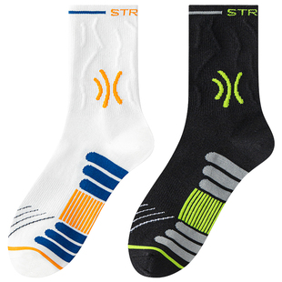 青少年袜子男款纯棉秋冬季防臭初中生学生大童男童男孩篮球运动袜