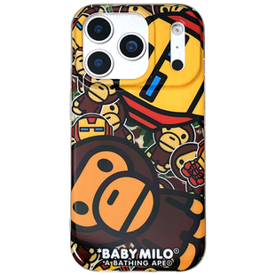 潮牌17钢铁侠联名款17ProMax欧美15PM猿人适用于iPhone16Pro苹果13PM全包14防摔16大孔12PM软壳12保护壳16PRO