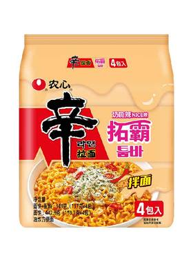 农心辛拉面双重酱料拓霸方便面