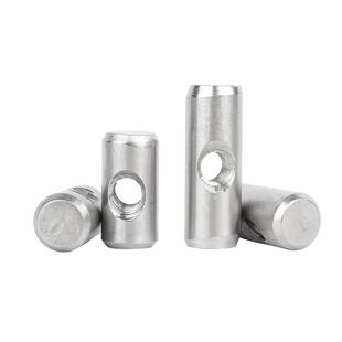 304不锈钢锤仔螺母锤头螺帽圆柱销打横孔预埋件连接件锤子螺丝帽