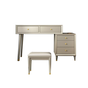 轻奢实木梳妆台卧室床头化妆台一体斗柜简约小户型床尾化妆桌台柜