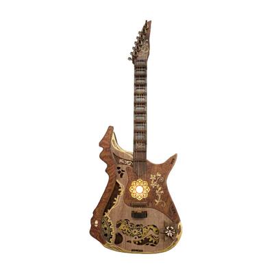 寄放时光弦韵吉他可弹奏木制拼装吉他diy手工礼物积木玩具礼物