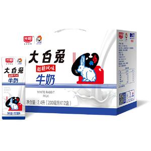 光明大白兔奶糖风味牛奶呵护肠胃
