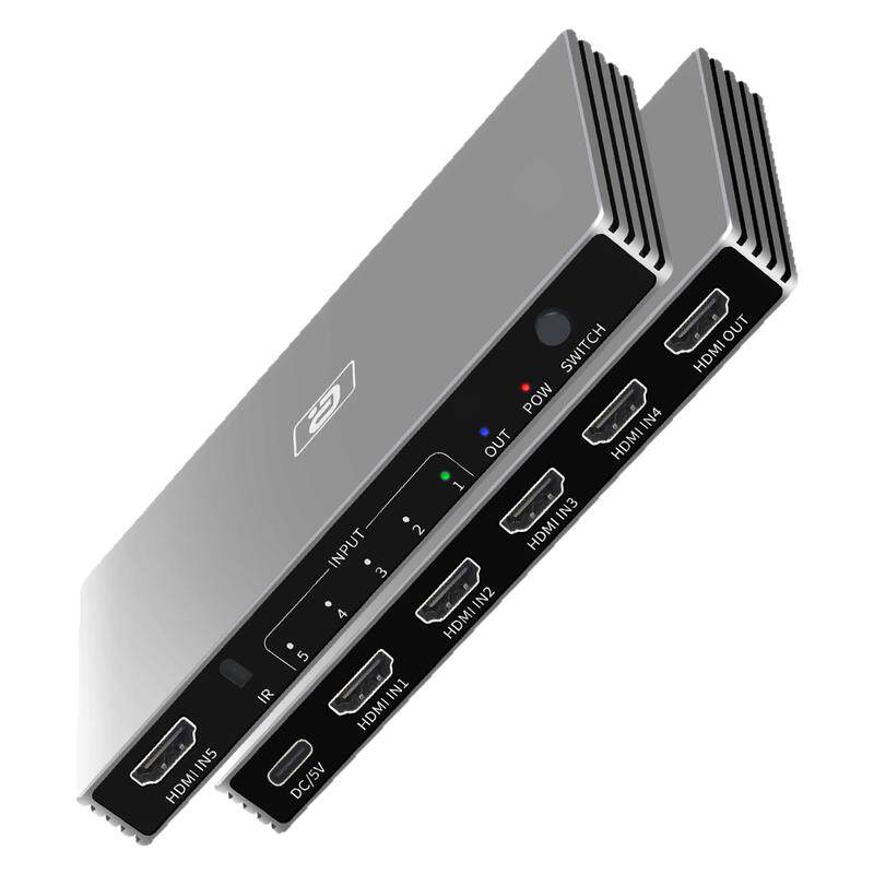 阿音HDMI2.1高清切换器5进1出