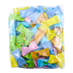 彩虹无糖维C薄荷糖含片清口糖香口糖水果味前台招待零食独立包装