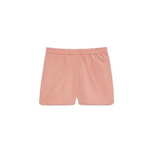 【甄选惠享】MAX&Co.2025春夏宽松塔夫绸直筒短裤6141015402