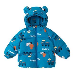 嘟嘟家男童棉服冬季儿童加厚棉袄外套女童棉衣冬装小宝宝衣服童装