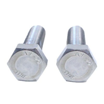 全牙外六角螺丝304不锈钢