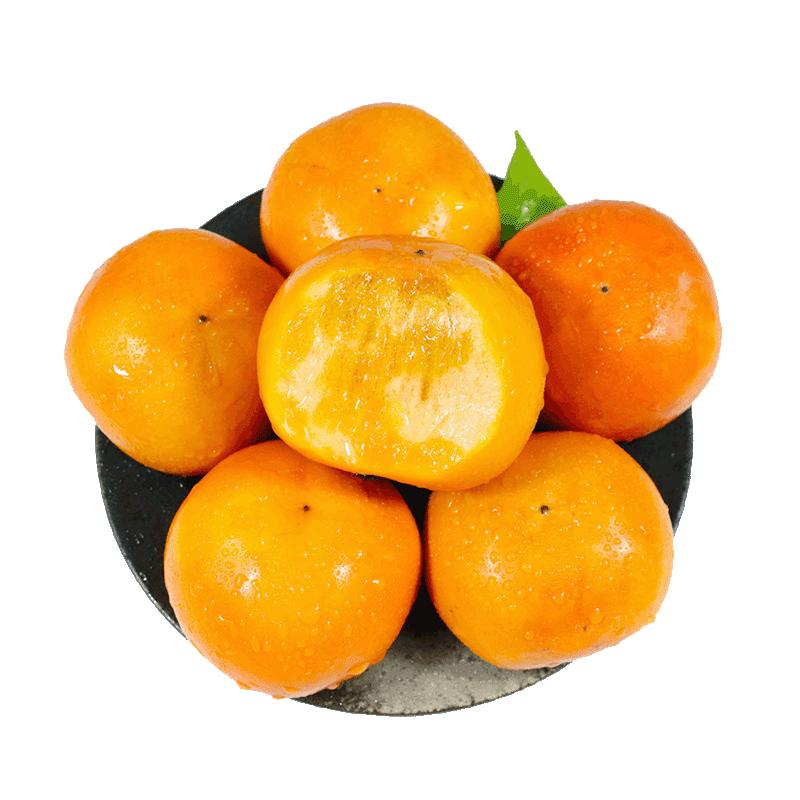 脆柿子5斤柿子新鲜脆柿水果当季整箱大果应季巧克力脆皮硬甜柿