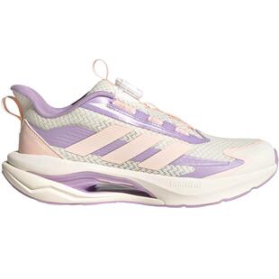 阿迪达斯童鞋25夏秋女童运动鞋「闪电镖」超轻缓震跑步鞋子KJ3966