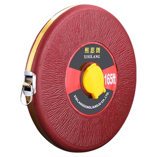 麻布尺皮尺布卷尺10米20米30米50米100米工程测量软皮尺收缩盘尺