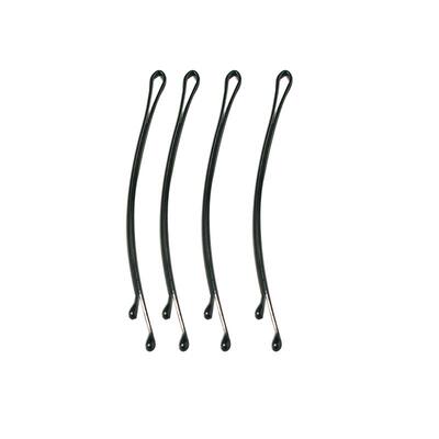 钢夹黑色隐形女一字夹弯夹发卡