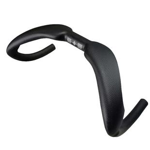 新款无标全碳纤维高拉力工学场地弯把公路车自行车轻量级竞赛弯把