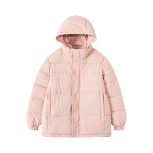 冬季2025新款粉色羽绒棉服女学院风加厚棉衣袄宽松小个子爆款外套