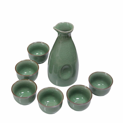 龙泉青瓷酒具套装中式仿古