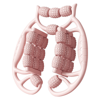 特步腿部环形按摩器多功能夹腿滚轮放松腿部肌肉泡沫轴瘦大腿小腿
