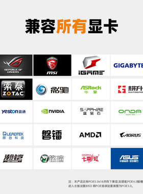 闪鳞机箱专用显卡延长线PCI-E4.0/5.0双反接口迷你miniITX