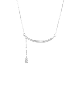 高级感微笑水滴流苏项链女款