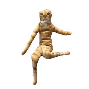 哈基米南北绿豆圆头耄耋哈气猫猫内置骨架老鼠干可随意弯曲抽象