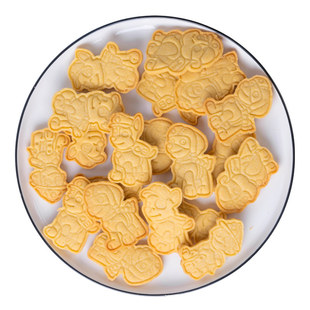 汪汪队饼干模具狗狗巡逻队烘焙家用可爱塑料按压式套装3d立体卡通