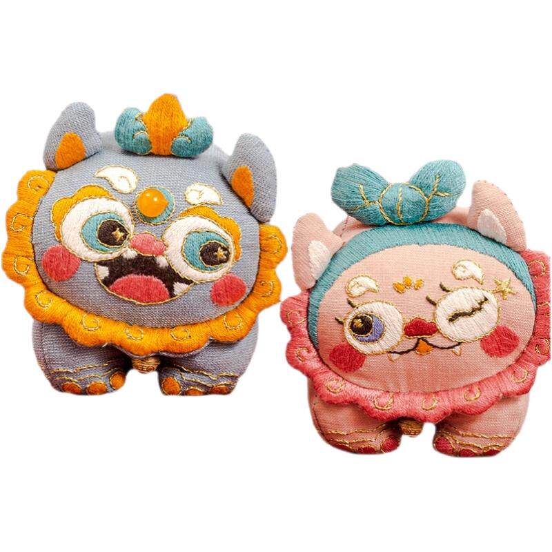 diy醒狮平安符哈尼招财麒麟