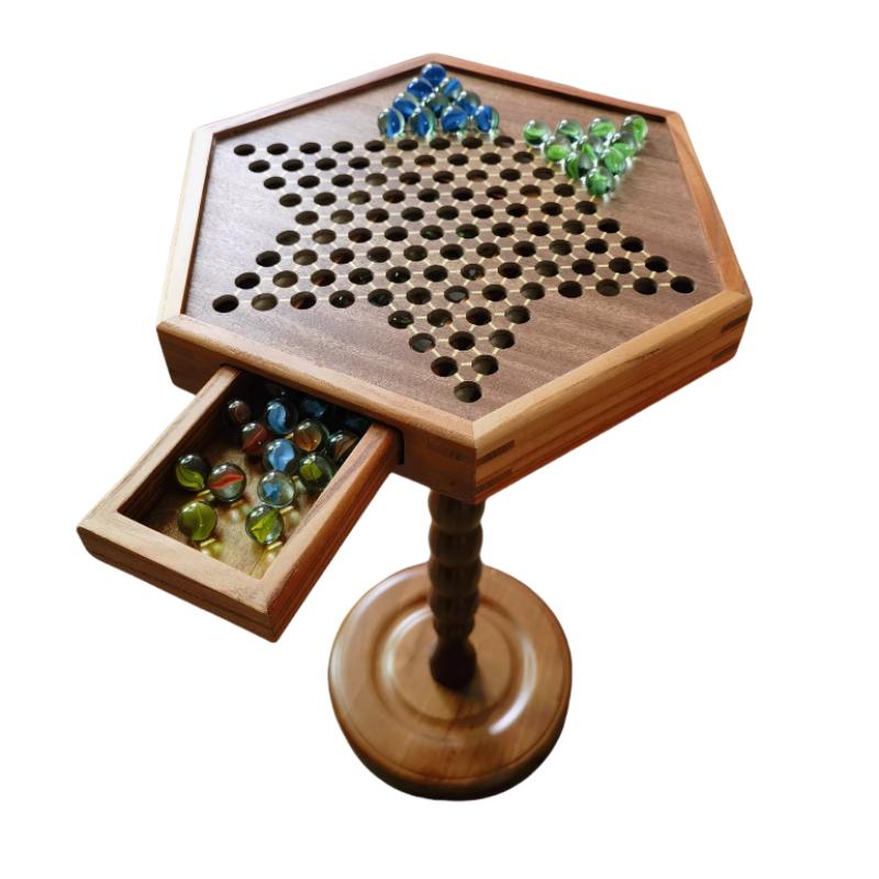 小红书热门跳跳棋盘边几国际象棋