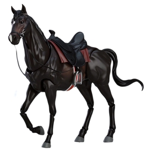 关节超可动 素体马490 白马 黑马 黄马 棕马 手办模型 摆件礼物