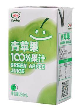 牵手青苹果汁纯果汁10盒整箱特价