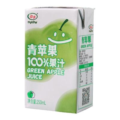 牵手青苹果汁纯果汁10盒整箱特价