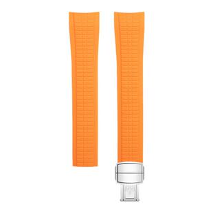 适用百达翡丽手雷PP原装款Aquanaut氟橡胶手表带5167R牛油果专用