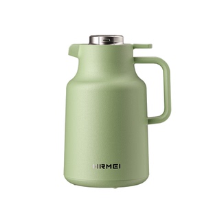 大容量家用保温壶玻璃内胆红胆保暖泡茶壶智能显温热水壶暖瓶2升