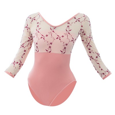 viyon舞未央刺绣蕾丝芭蕾连体服