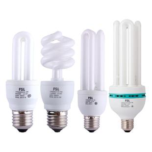 佛山照明节能灯e27螺口u型灯管2u台灯led灯泡11/23w家用5w8w超亮