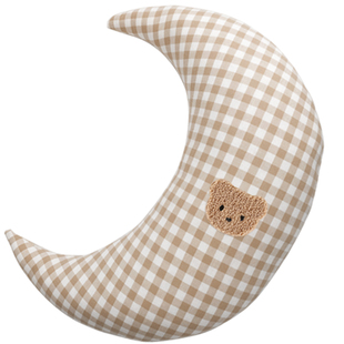 婴儿安抚枕新生宝宝玩偶月亮抱枕侧睡觉神器孕妇哺乳腰枕喂奶挡靠