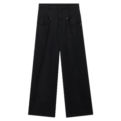 IT宽松长裤直筒裤简约通勤款