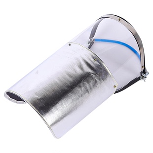 铝箔耐高温隔热防护面罩透明炉前工铸造钢铝厂冶炼防烫亚克力面屏