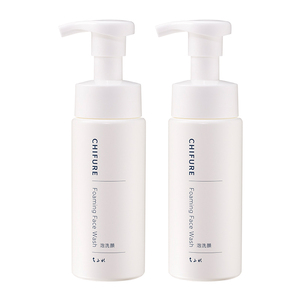 CHIFURE千肤恋千妇恋洗面奶氨基酸洁面泡沫慕斯温和清洁180ml*2